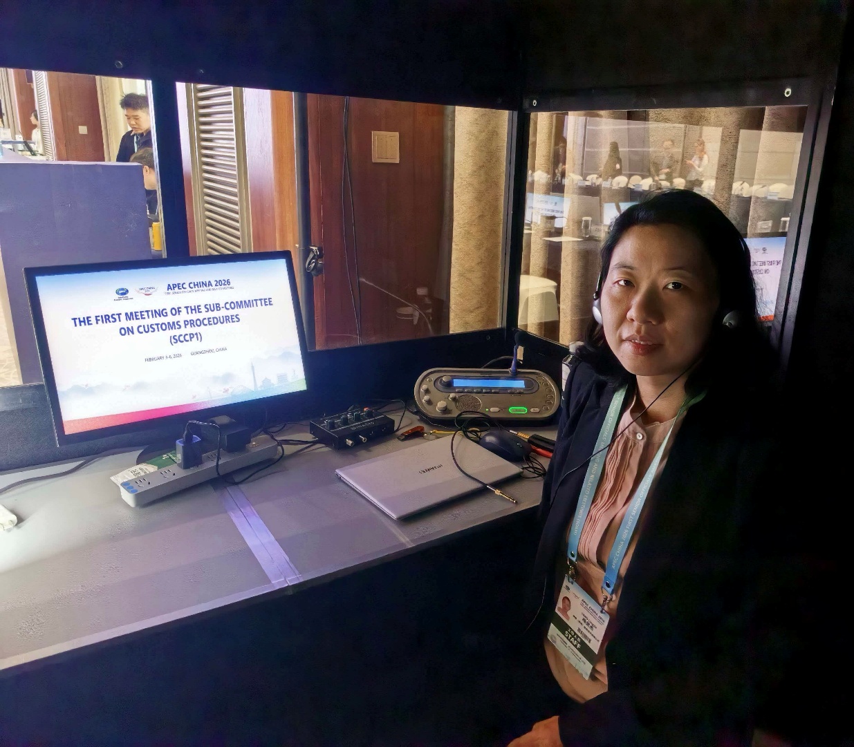 Interpreting at the First Meeting of the APEC Sub-committee on Customs Procedures (SCCP1)
